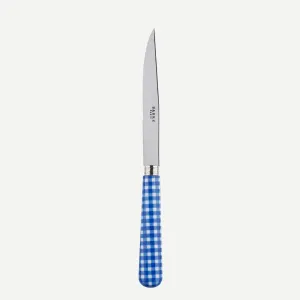 Sabre Gingham Lapis Blue 23cm Steak Knife