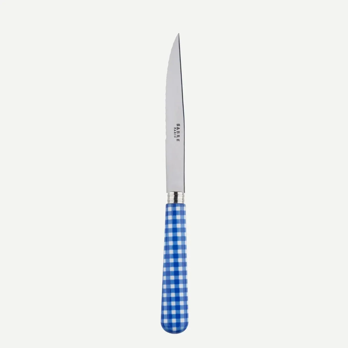 Sabre Gingham Lapis Blue 23cm Steak Knife