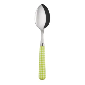 Sabre Gingham Lime 22cm Soup Spoon
