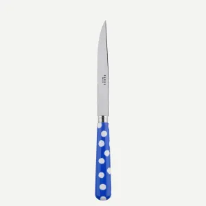 Sabre White Dots Lapis Blue 23cm Steak Knife