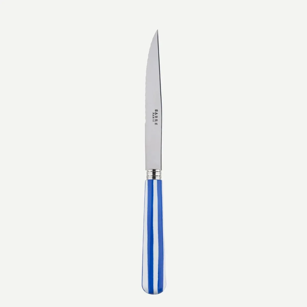 Sabre White Stripe Lapis Blue 23cm Steak Knife