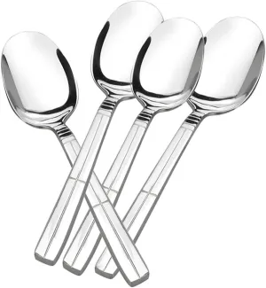 Saedy Stainless Steel Banquet Serving Spoon, Set of 8