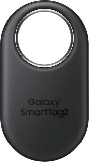 Samsung Galaxy SmartTag2, Bluetooth Tracker, Smart Tag GPS Locator Tracking Device, Item Finder for Keys, Wallet, Luggage, Pets, Use w/ Phones and Tablets Android 11 or Later, 2023, 1 Pack, Black
