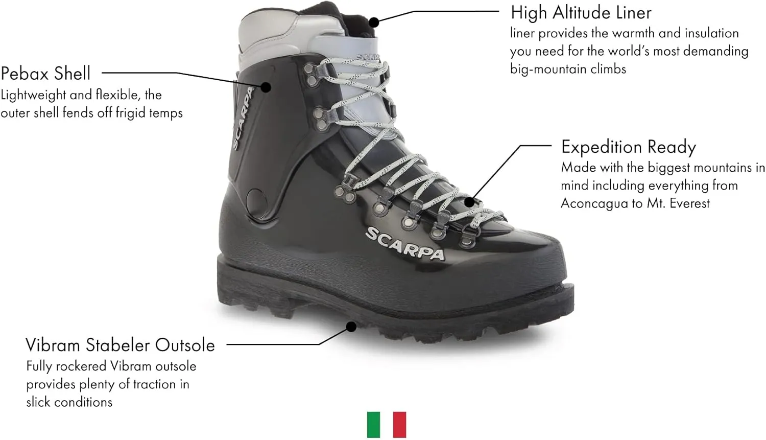SCARPA Inverno Waterproof Boots for Climbing and Mountaineering
