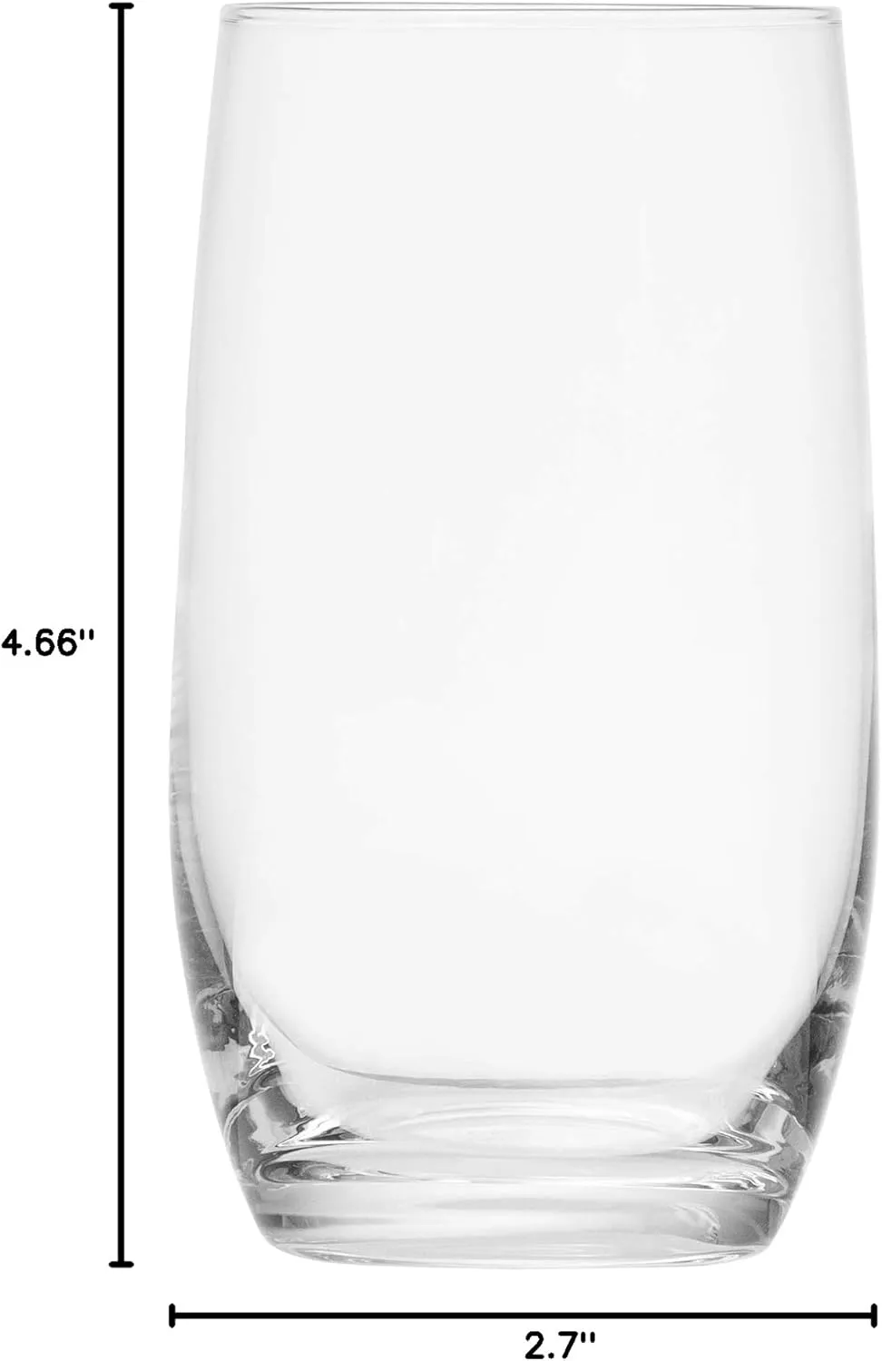 Schott Zwiesel Tritan Crystal Glass Banquet Barware Collection Beer Tumbler/Highball Cocktail Glass, 11.2-Ounce, Set of 6