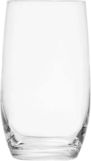Schott Zwiesel Tritan Crystal Glass Banquet Barware Collection Beer Tumbler/Highball Cocktail Glass, 11.2-Ounce, Set of 6