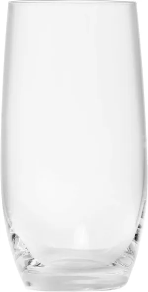 Schott Zwiesel Tritan Crystal Glass Banquet Barware Collection Beer Tumbler/Long Drink Cocktail Glass, 14.5-Ounce, Set of 6
