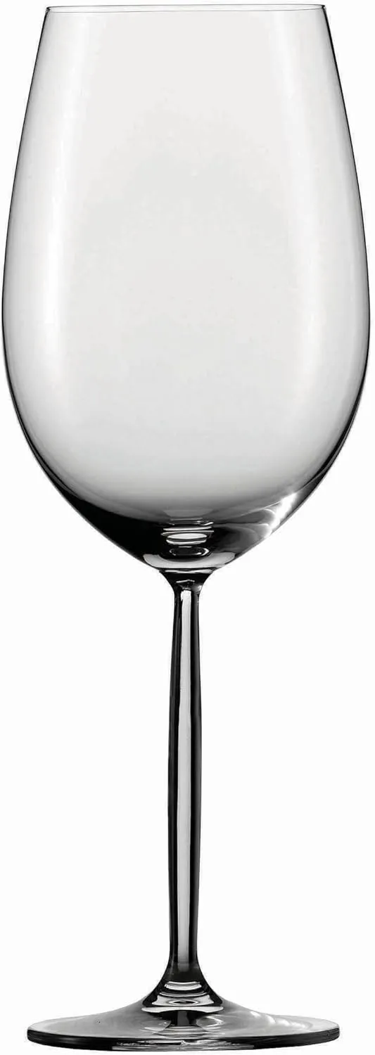 Schott Zwiesel Tritan Crystal Glass Diva Stemware Collection Claret/Bordeaux Goblet, Red Wine Glass, 26-Ounce, Set of 6
