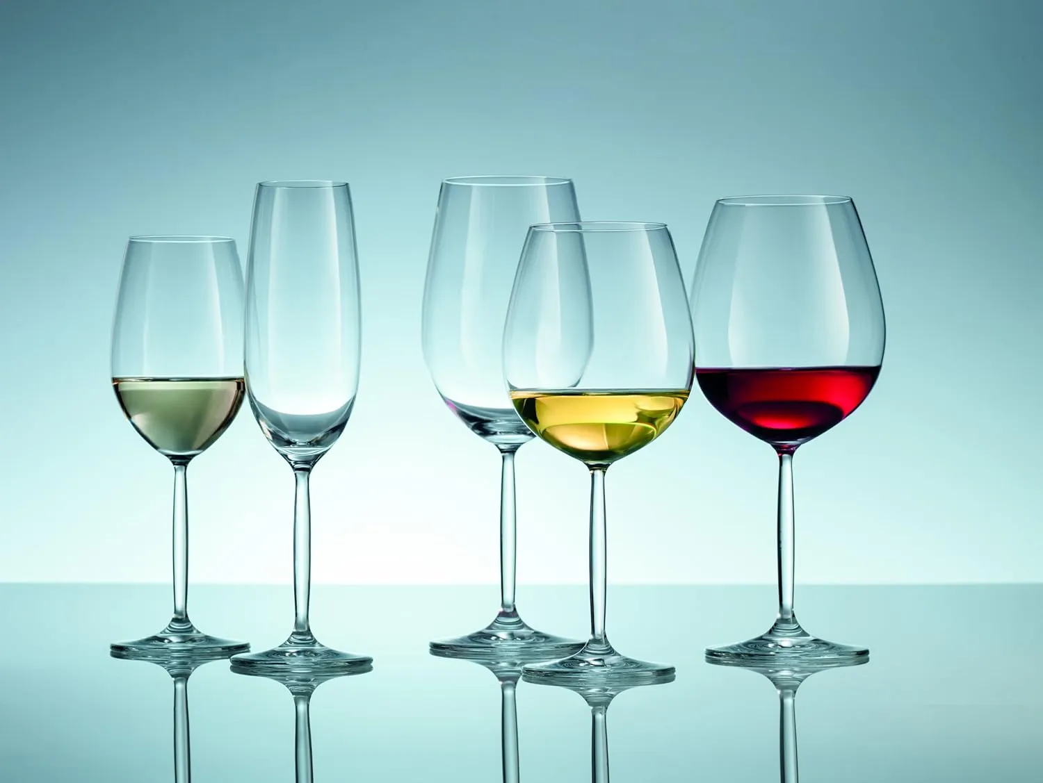 Schott Zwiesel Tritan Crystal Glass Diva Stemware Collection Wine Goblet/Sweeter White Wine Glass, 10.1-Ounce, Set of 6