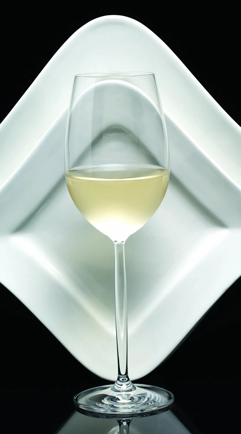 Schott Zwiesel Tritan Crystal Glass Diva Stemware Collection Wine Goblet/Sweeter White Wine Glass, 10.1-Ounce, Set of 6