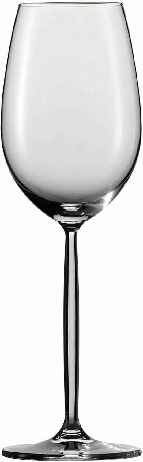 Schott Zwiesel Tritan Crystal Glass Diva Stemware Collection Wine Goblet/Sweeter White Wine Glass, 10.1-Ounce, Set of 6