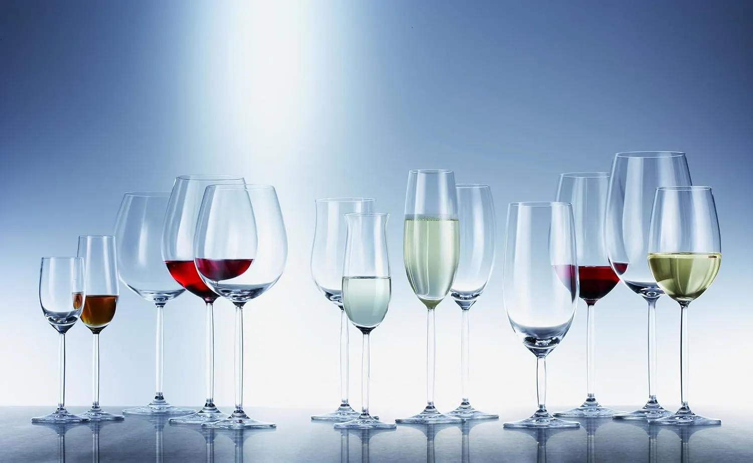 Schott Zwiesel Tritan Crystal Glass Diva Stemware Collection Wine Goblet/Sweeter White Wine Glass, 10.1-Ounce, Set of 6