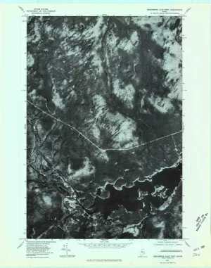 Seboomook Lake West ME topo map, 1:24000 Scale, 7.5 X 7.5 Minute, Historical, 1977, Updated 1981, 27.4 x 21.6 in