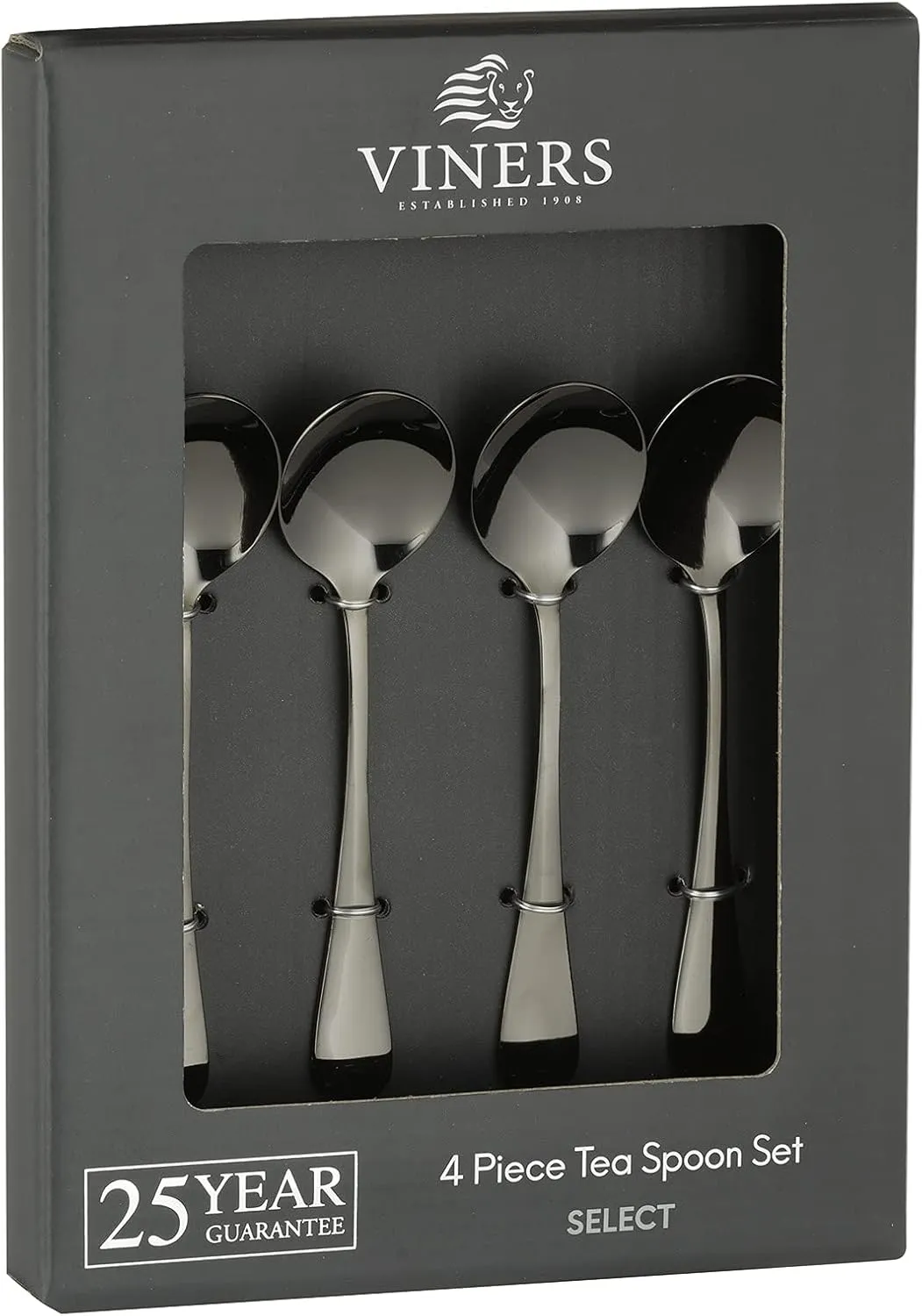 Select 4-Piece Tea Spoon Set | Grey