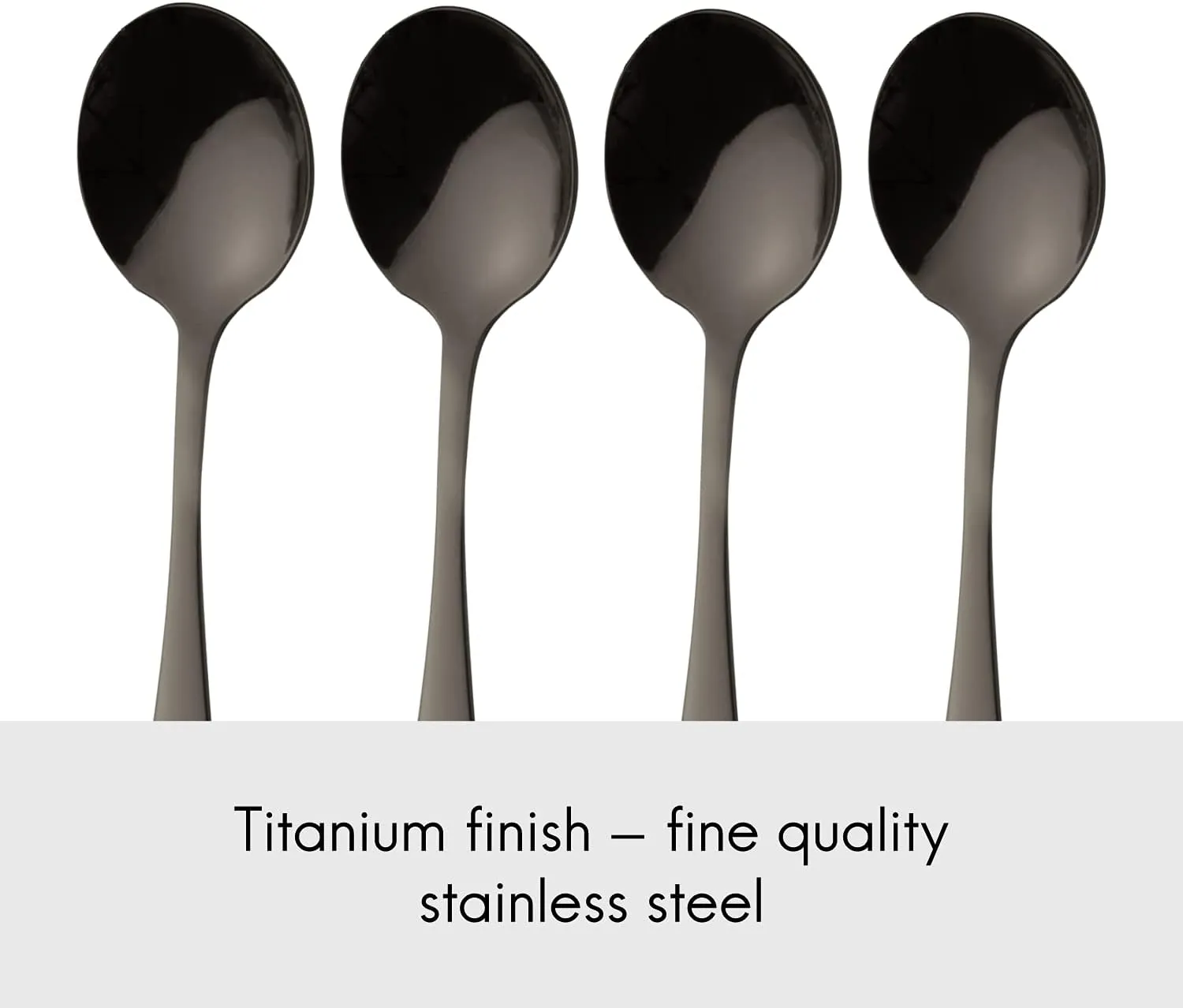Select 4-Piece Tea Spoon Set | Grey