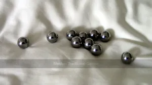 Set of 10 Stainless Steel Parlour Bagatelle Balls (5/8 inch)