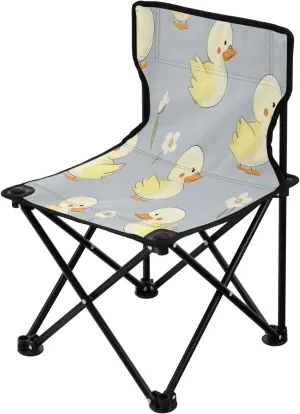 Shower Duck Small Camping Chairs Durable Folding Chair, Portable Outdoor Lightweight Chair for Hiking, Beach, Picnic, Fishing
