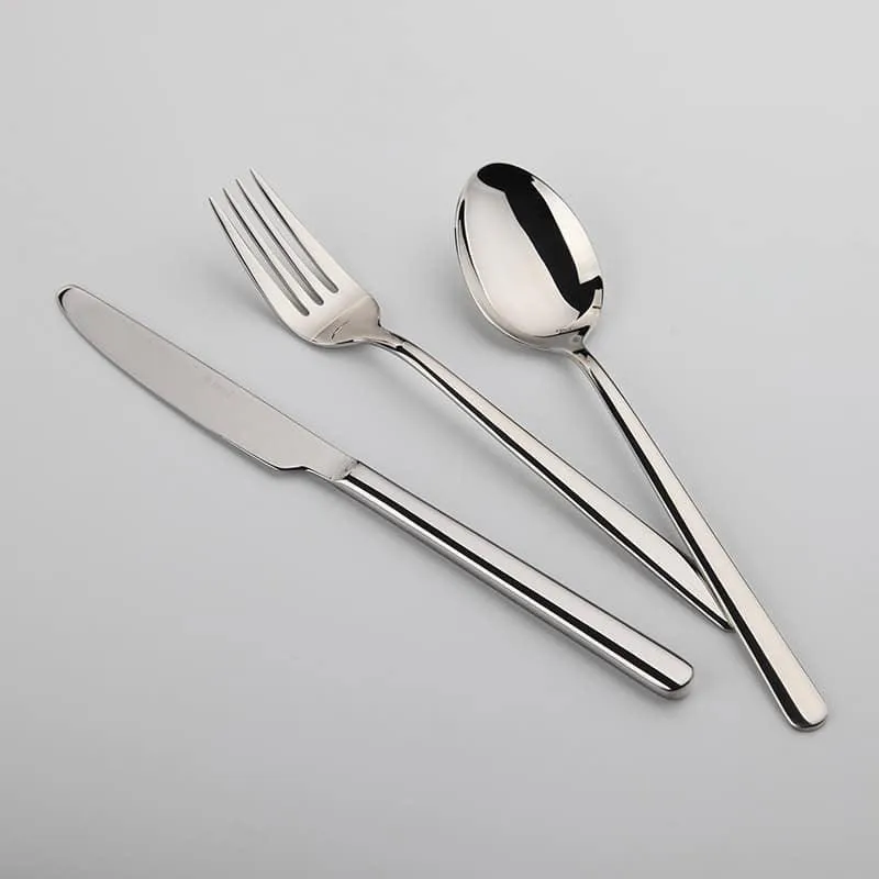 Silver Stainless Steel Flatware Set