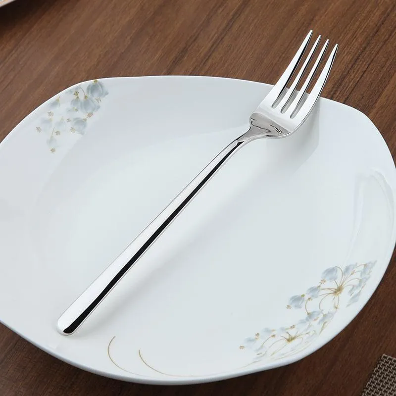 Silver Stainless Steel Flatware Set