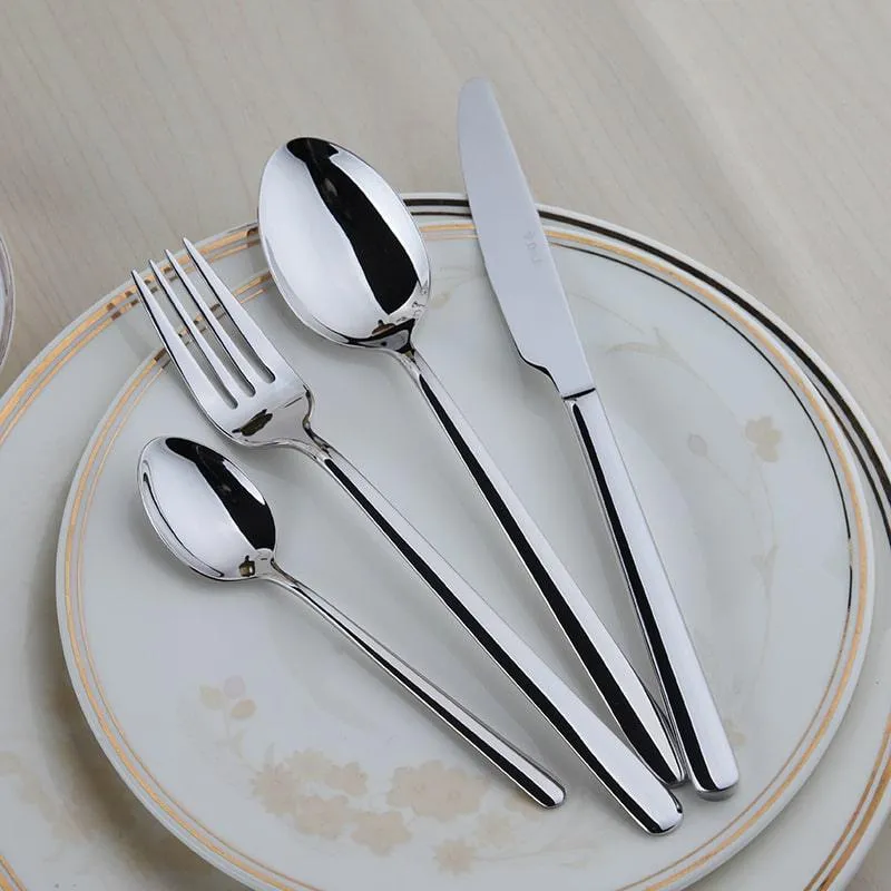 Silver Stainless Steel Flatware Set