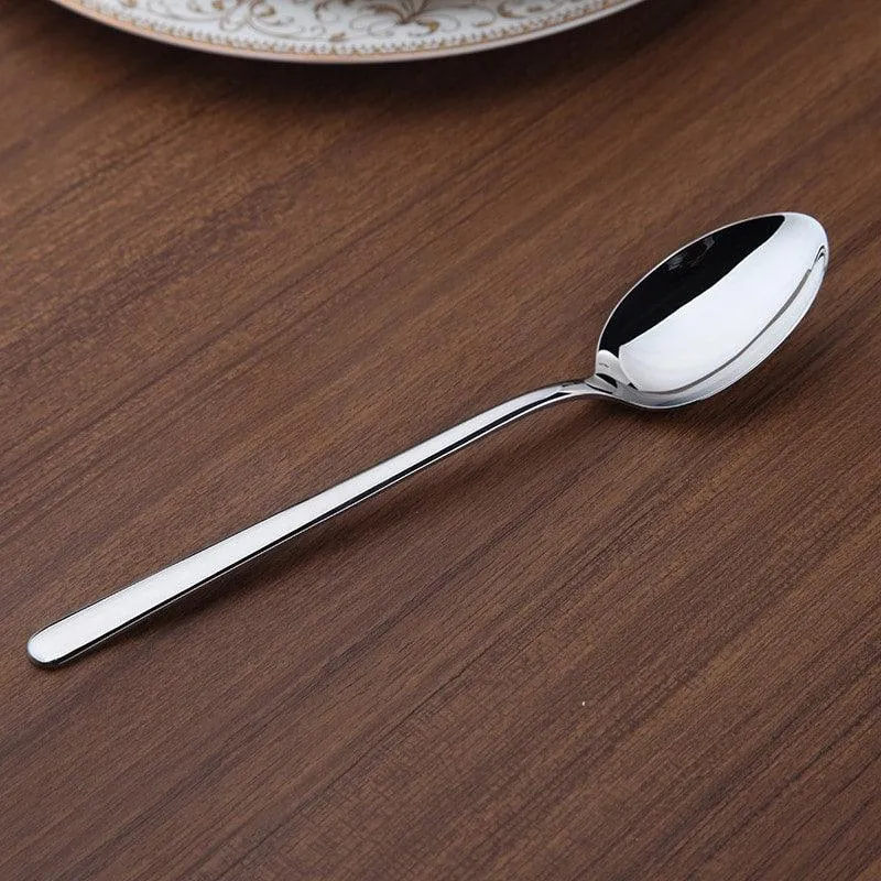 Silver Stainless Steel Flatware Set