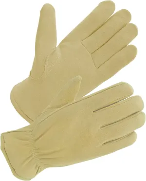 SKYDEER 3M Thinsulate Thermal Winter Work Gloves with Windproof Premium Genuine Deerskin Suede Leather (Unisex)
