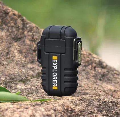 Sleek Waterproof USB Plasma Lighter