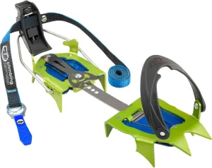 Snow Flex Semiautomatic, Unisex Crampon - Adult, Green, Adjustable Size