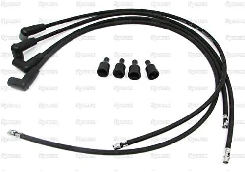 Sparex Replacement for Ford 9N 2N 8N Front Mount Distributor, Spark Plug Wire Set, Stanless Steel Core, USA Made