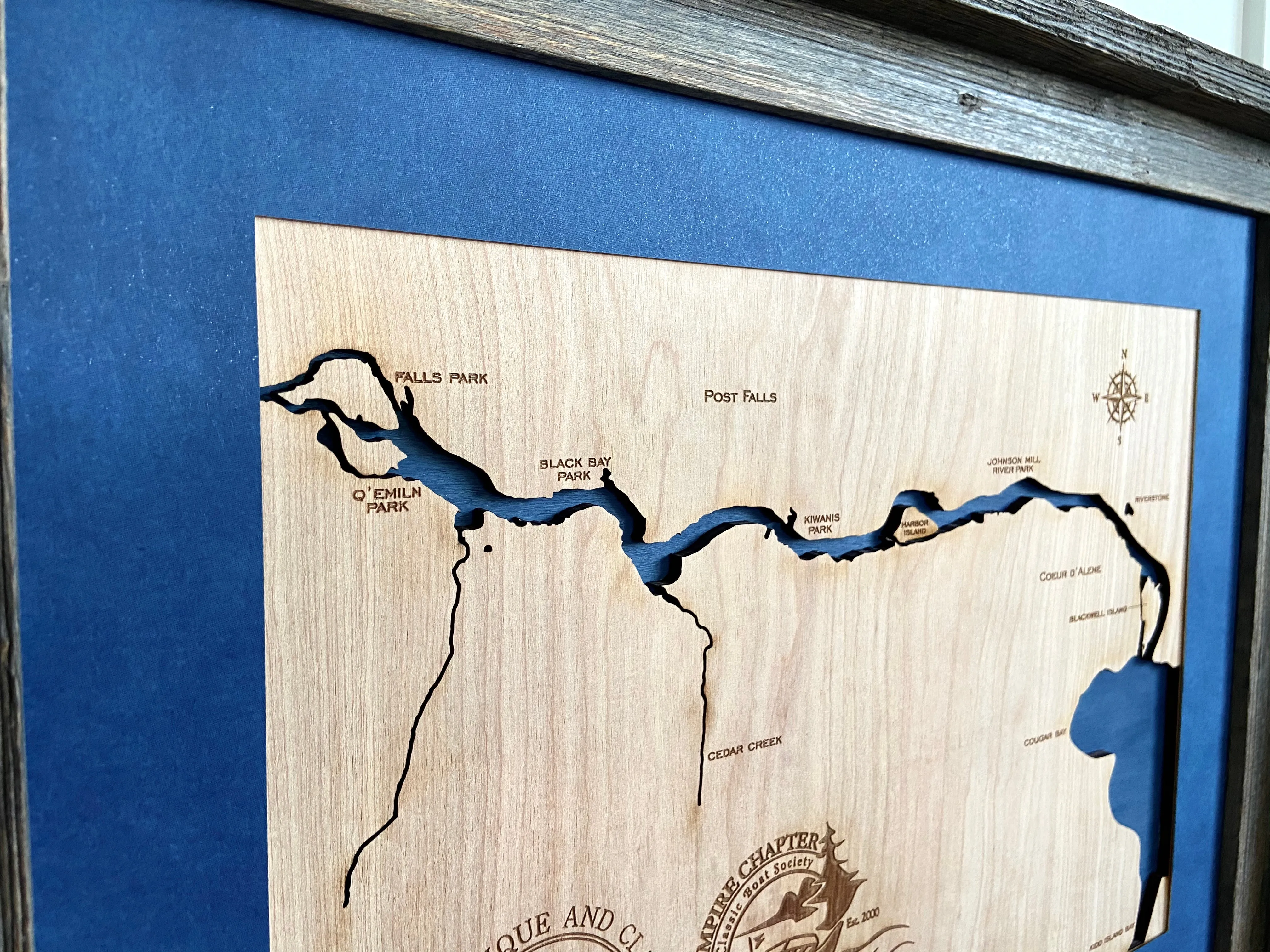 Spokane River - Post Falls/Coeur D'Alene Map