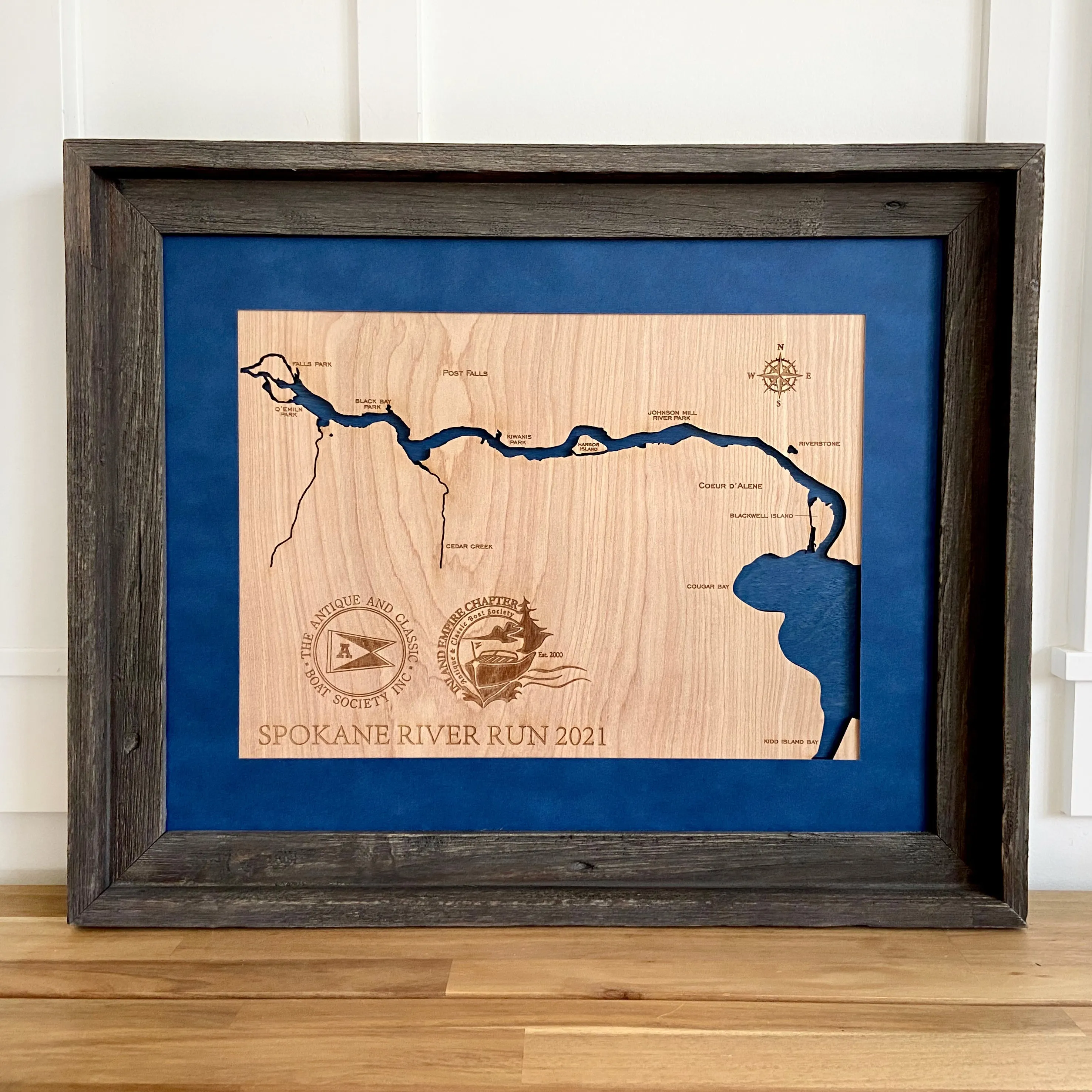 Spokane River - Post Falls/Coeur D'Alene Map