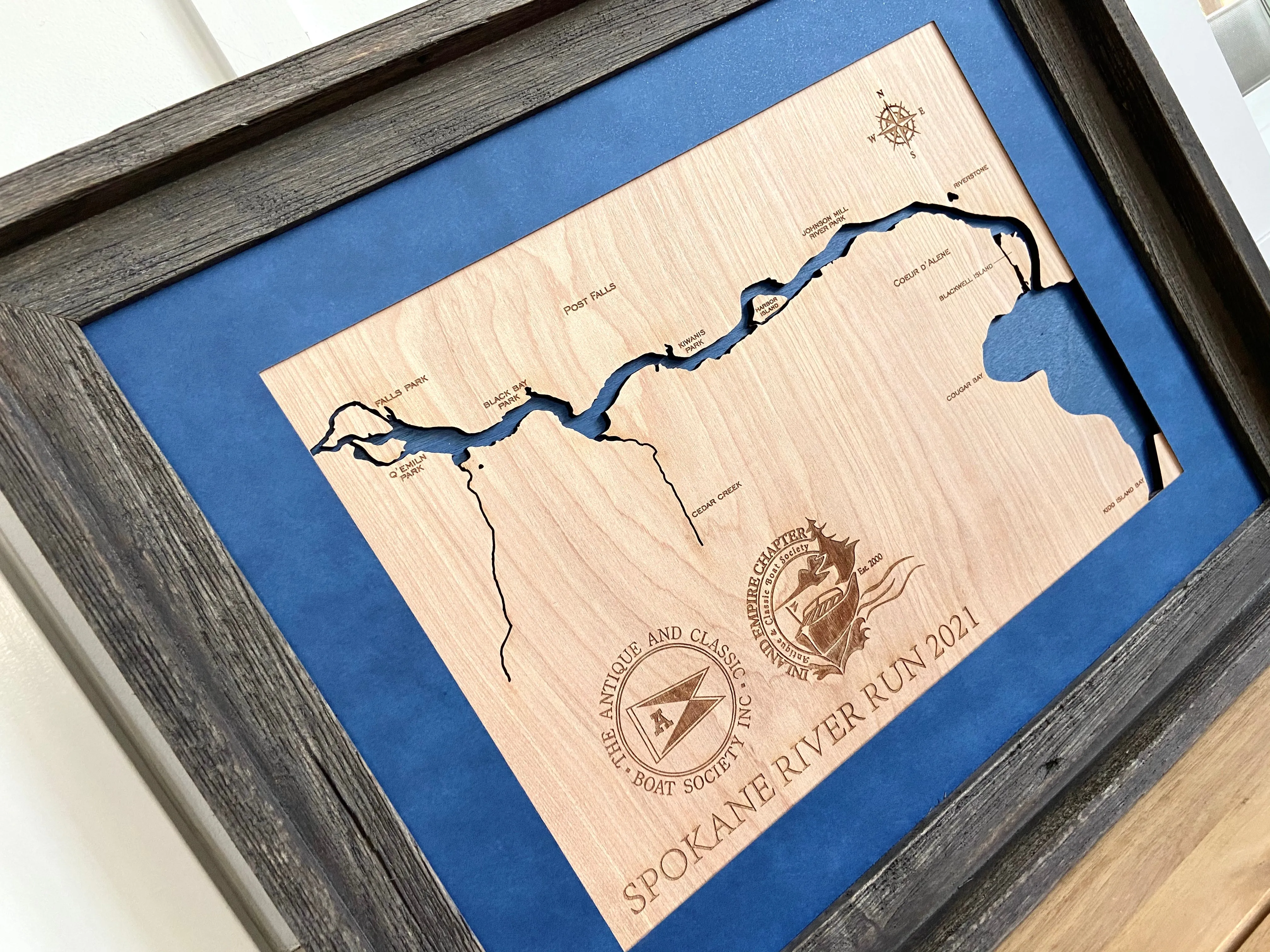 Spokane River - Post Falls/Coeur D'Alene Map