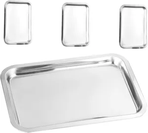 Stainless Steel Plate Set for Toddlers Boys and Girls Plates and Bowls Metal Food Tray for Camping