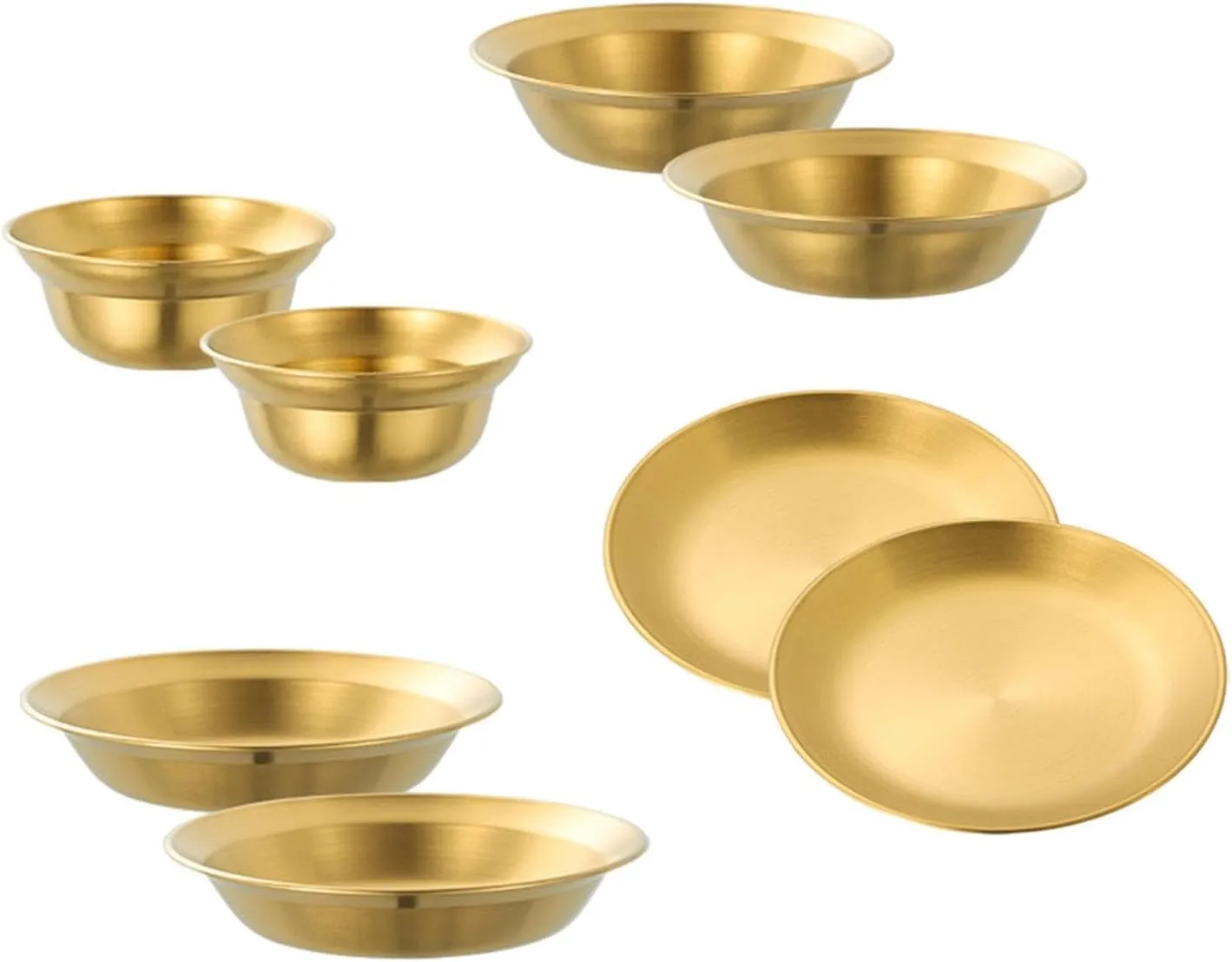 Stainless Steel Plates and Bowls Outdoor Tableware Portable Dinner Dishes Camping Utensils Dinnerware Set for Hiking Barbecue