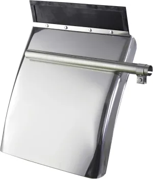 Stainless Steel Quarter Fender Set (24"x29"),Semi Truck. Mounting Tube Included