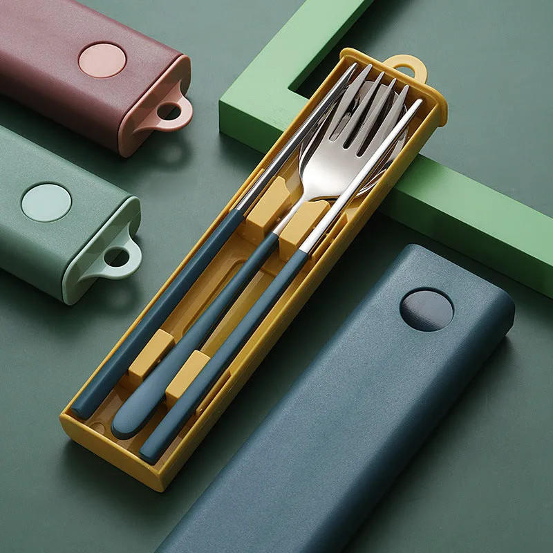 Stainless steel tableware set