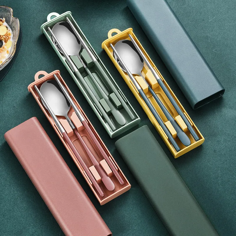 Stainless steel tableware set
