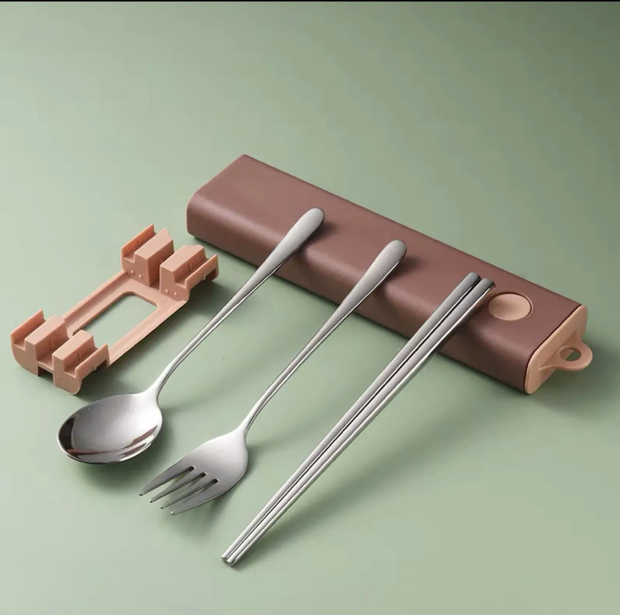 Stainless steel tableware set