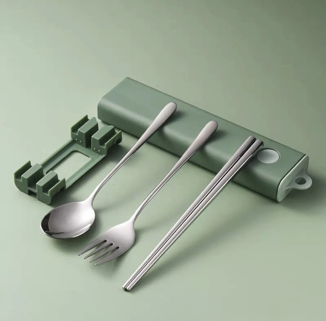 Stainless steel tableware set
