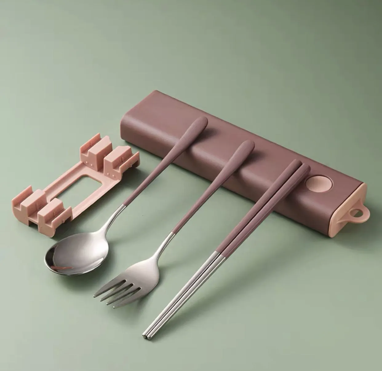 Stainless steel tableware set