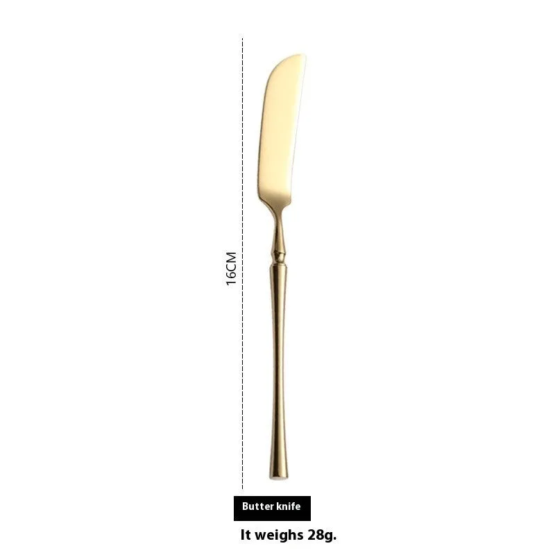 Stainless Steel Tableware Steak Knife, Fork And Spoon