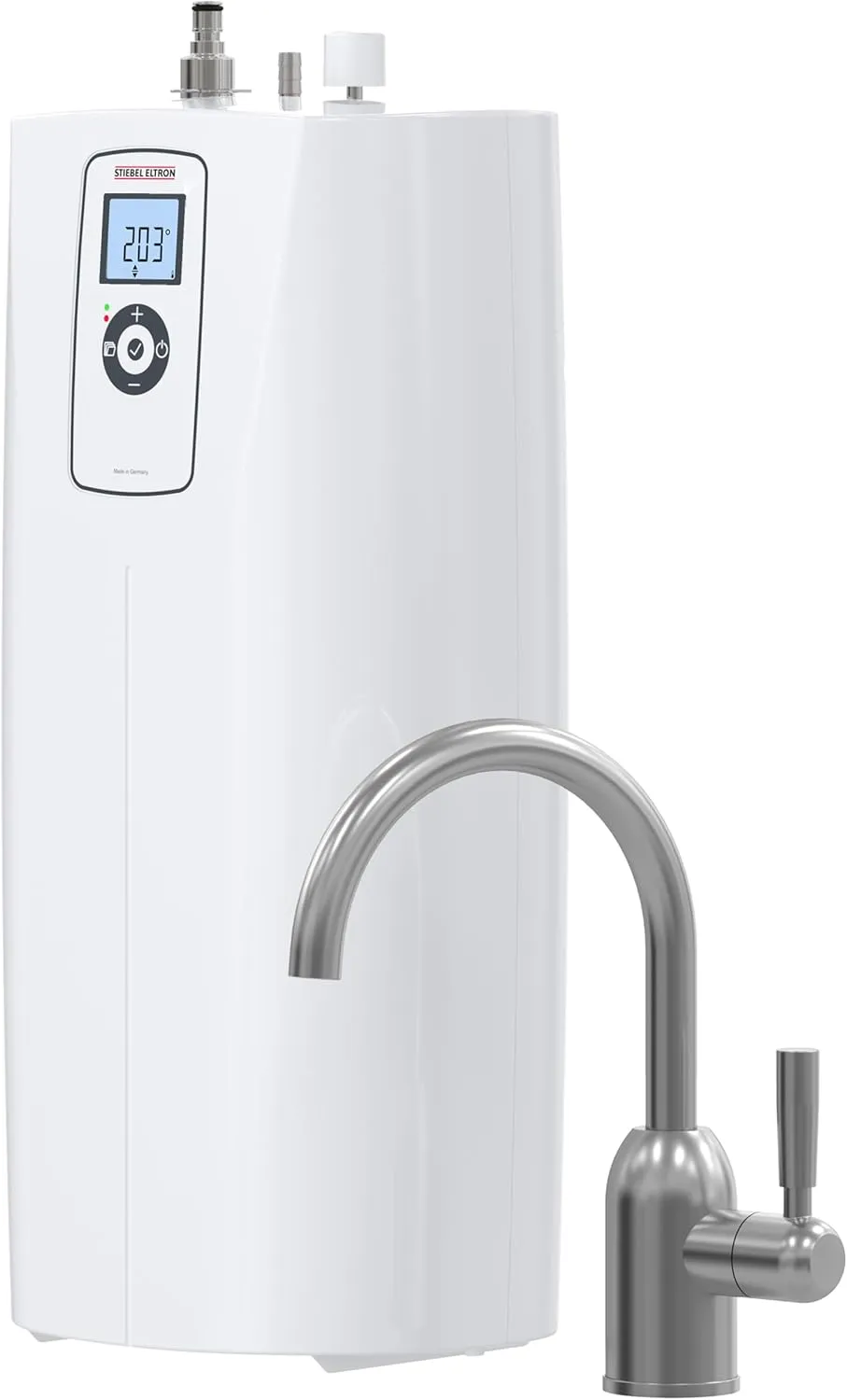 Stiebel Eltron UltraHot Plus Hot Water Dispenser with Brushed Nickel Mono-Tap Faucet Bundle