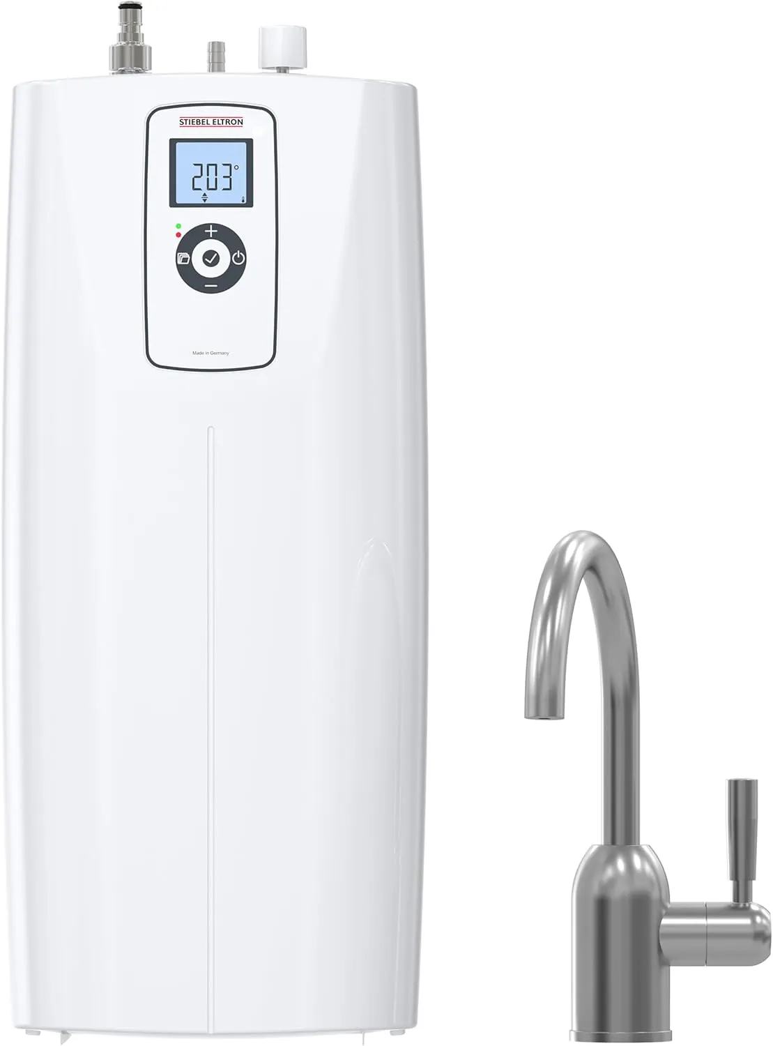 Stiebel Eltron UltraHot Plus Hot Water Dispenser with Brushed Nickel Mono-Tap Faucet Bundle