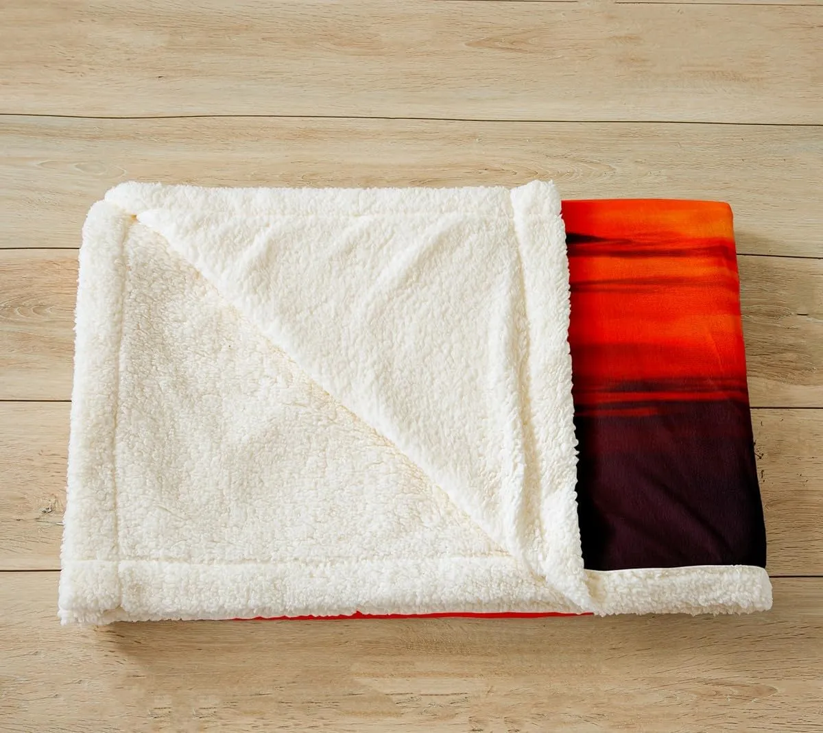 Sunset Plush Blanket Sunset Scenery Fleece Throw Blanket Summer Pattern Sherpa Blanket for Bed Sofa Couch Microfiber Nature Theme Warm Fuzzy Blanket Room Decor Twin 60x80