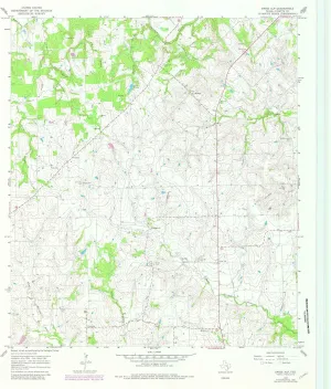 Swiss Alp TX topo map, 1:24000 Scale, 7.5 X 7.5 Minute, Historical, 1965, Updated 1982, 27 x 23 in