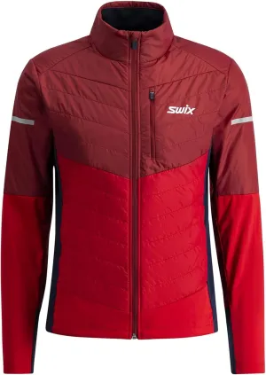 Swix Men's Dynamic Hybrid Breathable Windproof Active Outdoor Cross Country Skiing Winter Sports Insulated Jacket