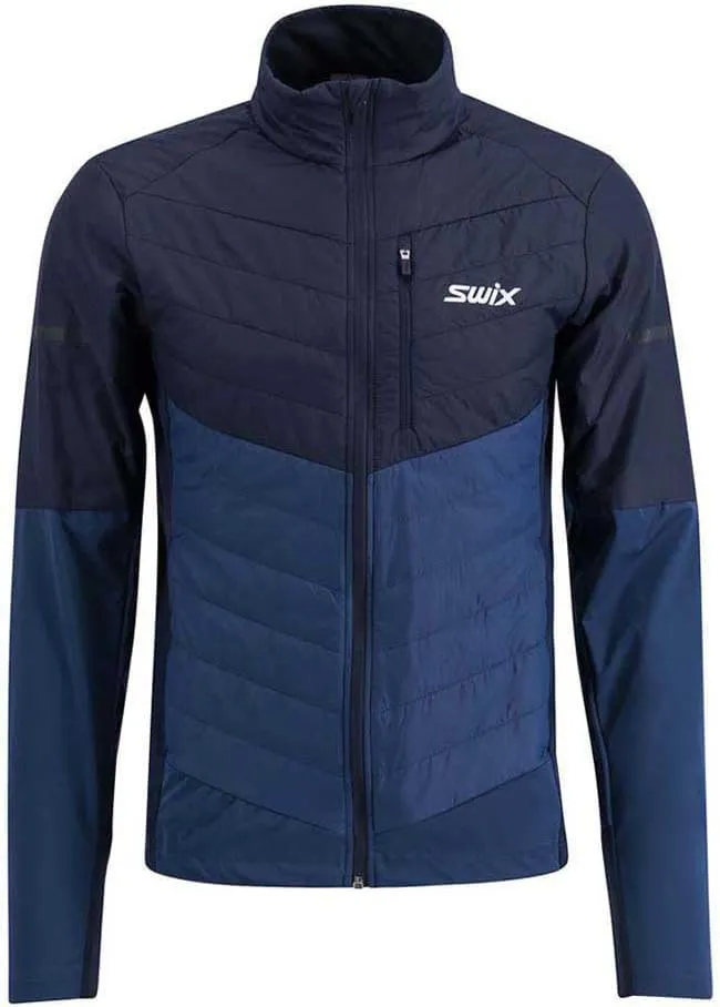 Swix Men's Dynamic Hybrid Breathable Windproof Active Outdoor Cross Country Skiing Winter Sports Insulated Jacket