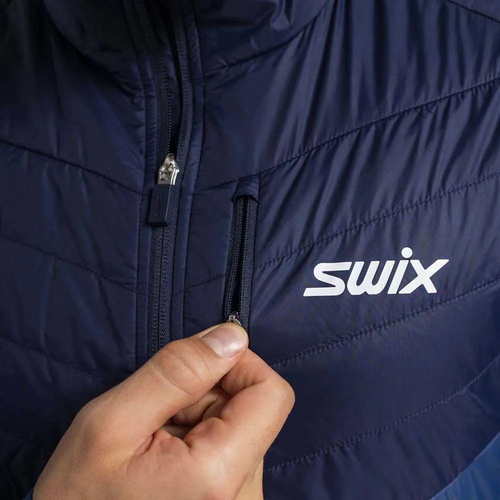 Swix Men's Dynamic Hybrid Breathable Windproof Active Outdoor Cross Country Skiing Winter Sports Insulated Jacket