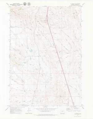T A Ranch WY topo map, 1:24000 Scale, 7.5 X 7.5 Minute, Historical, 1970, Updated 1979, 27.4 x 21.4 in