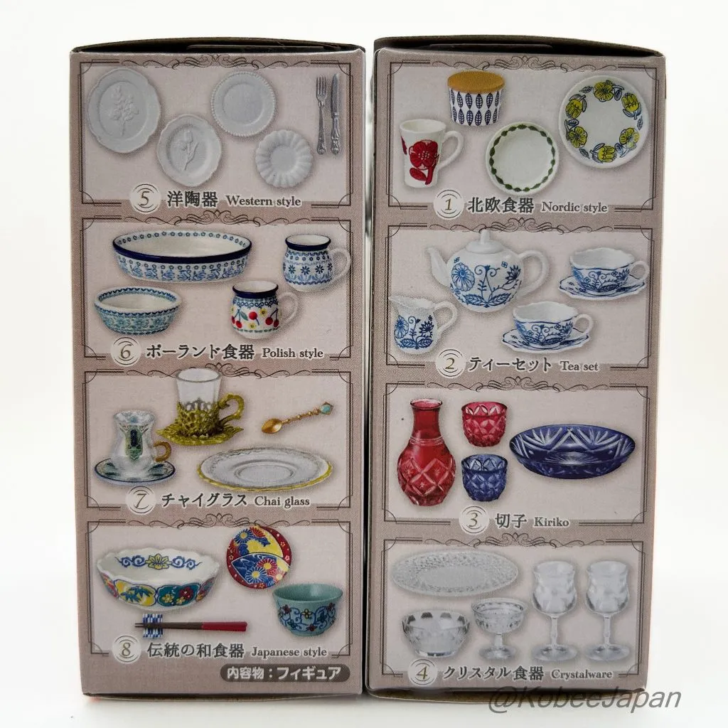 Tableware Collection 2 Tea Set For Dollhouse Re-ment
